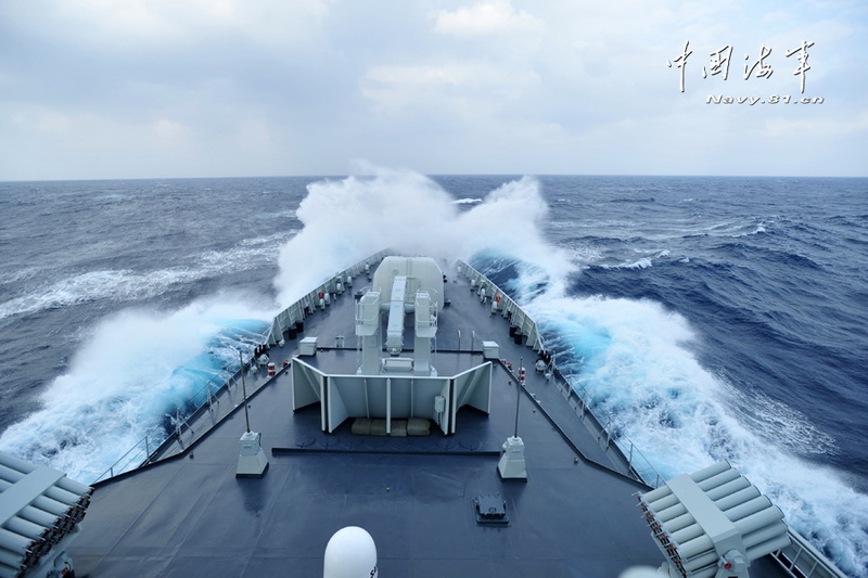 軍方公開海軍三大艦隊(duì)西太平洋演習(xí)照片