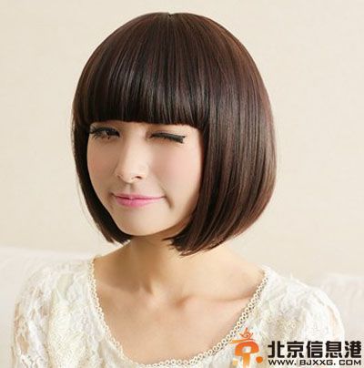 短發波波頭適合什么臉型 不同臉型最完美波波頭分享