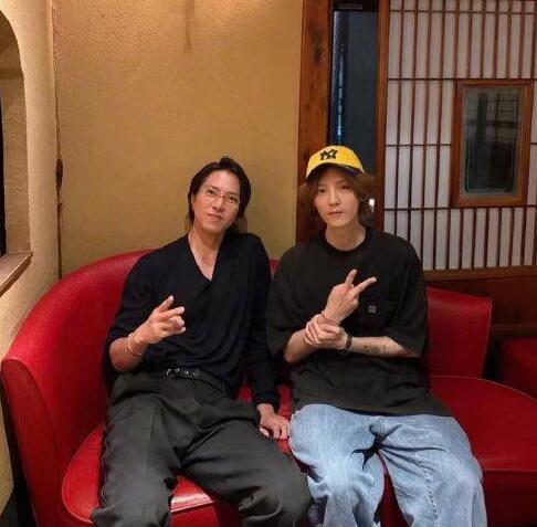 鹿晗ins曬與山下智久合照 配文：追星成功